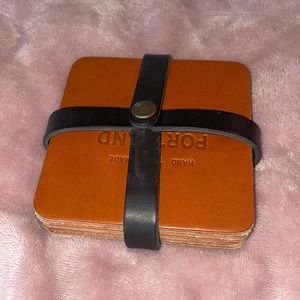 Portland Leather Goods coasters